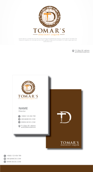 Logo-Design von graphicevolution für Tomar's Discount Liquor | Design: #21885173