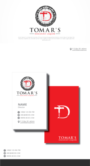 Logo-Design von graphicevolution für Tomar's Discount Liquor | Design: #21935638