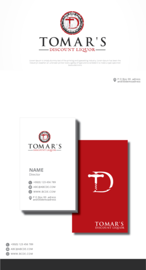 Logo-Design von graphicevolution für Tomar's Discount Liquor | Design: #21970806