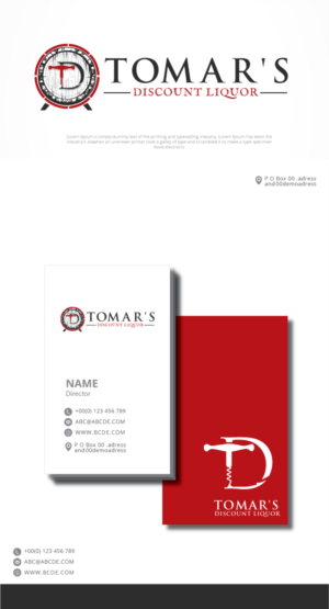Logo-Design von graphicevolution für Tomar's Discount Liquor | Design: #21999474