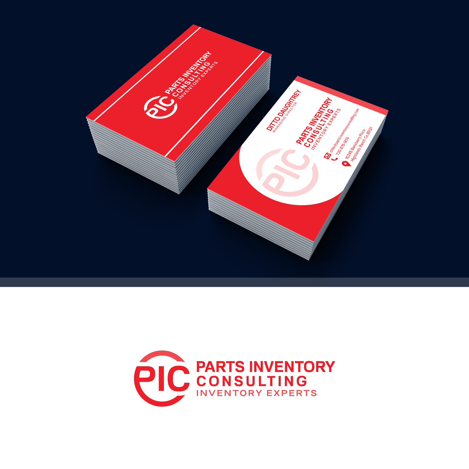 Logo-Design von MG.graphics für Parts Inventory Consulting Ltd | Design #21857275
