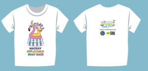 Design a funky t-shirt for the Mackay Inflatable Boat Race - a super fun and crazy event | T-shirt Design by Alaya