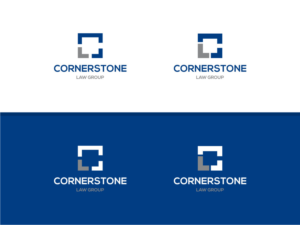 Cornerstone Law Group | Logo Design by Atvento Graphics