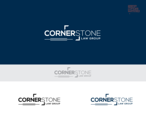 Cornerstone Law Group | Logo Design by step forward 2