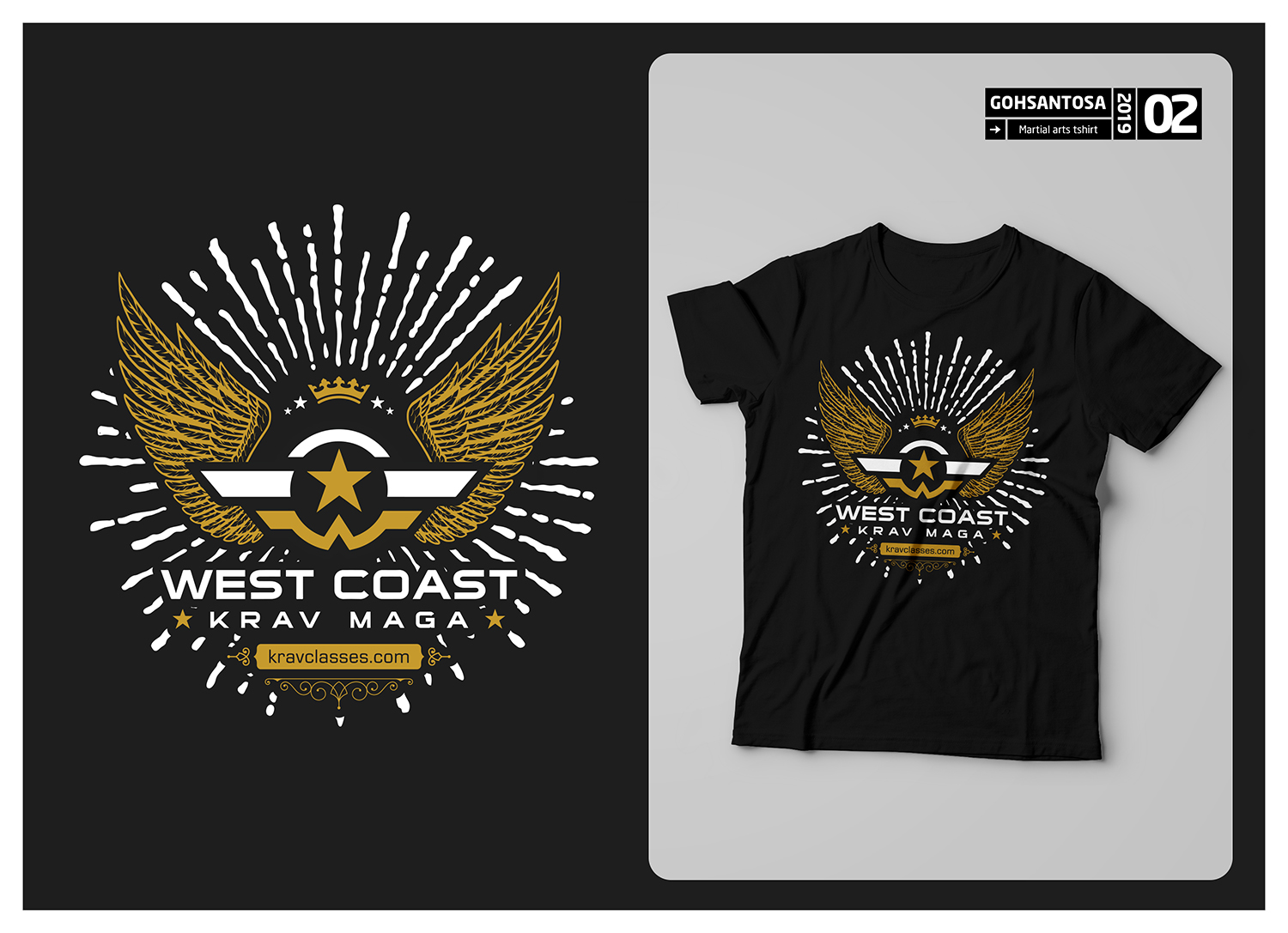 T-shirt Design by Gohsantosa for West Coast Martial Arts | Design #21877940