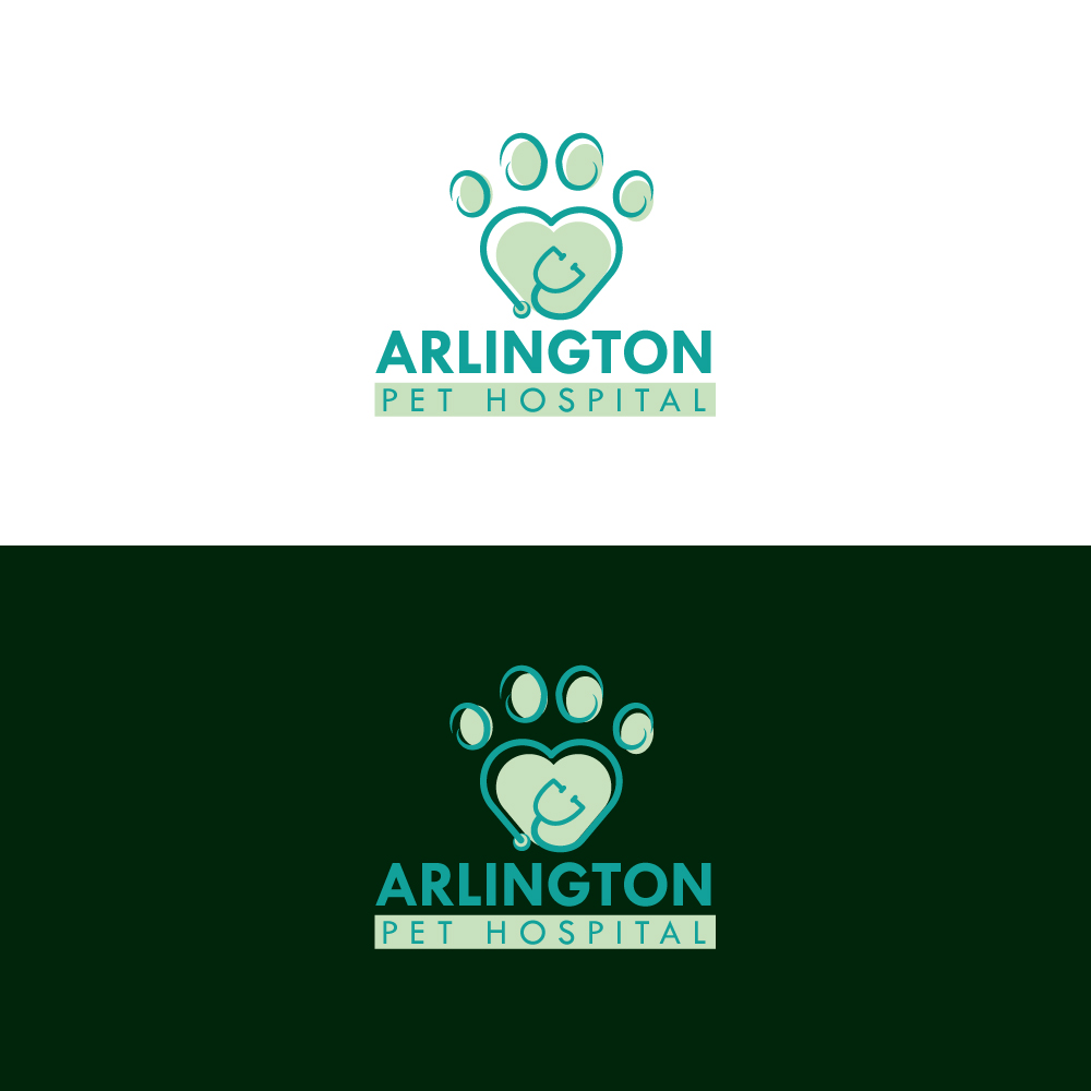 Logo Design by Sujit Banerjee for Arlington Pet Hospital | Design #21864744