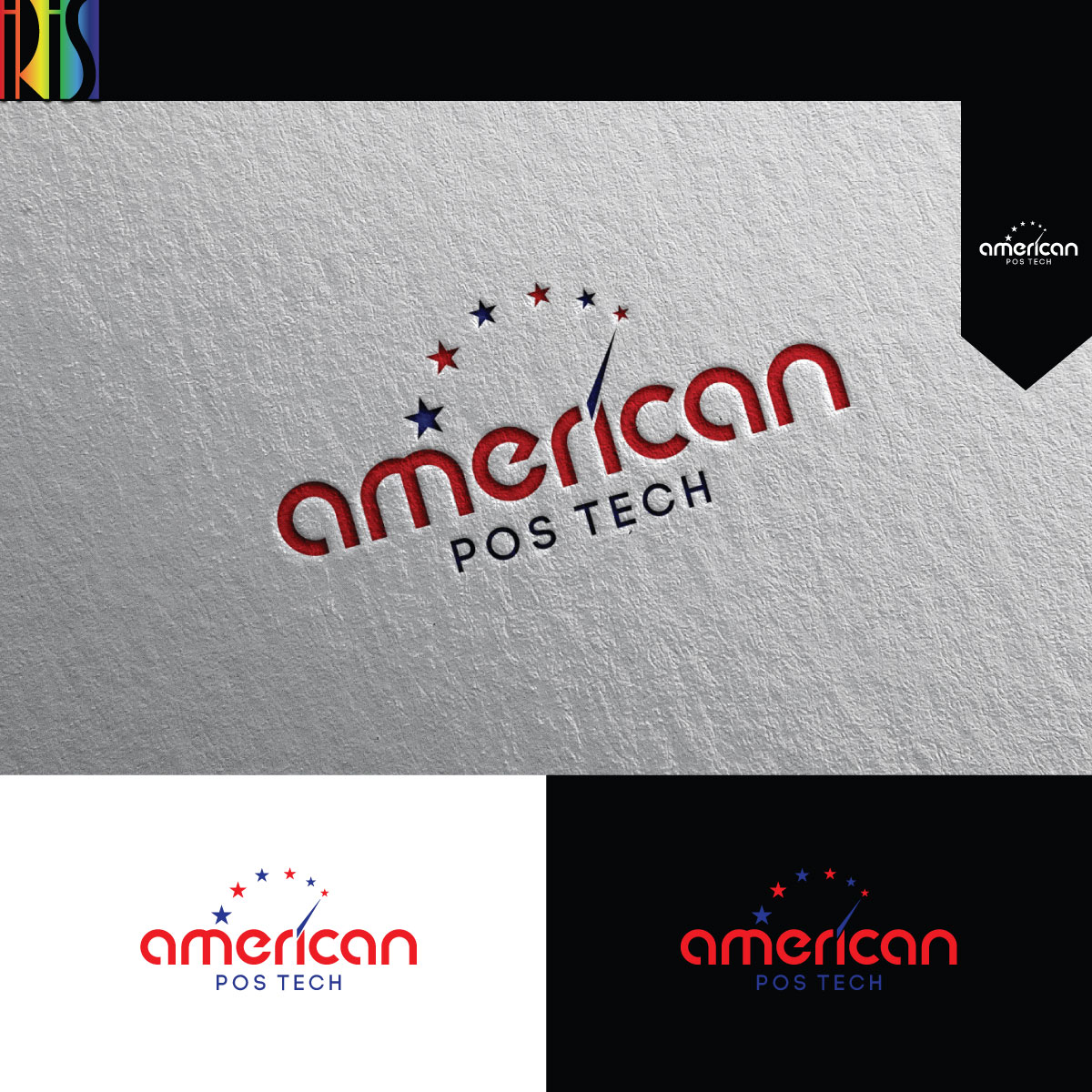 Logo-Design von Iris 3 für American Merchant Services, LLC | Design #21869503