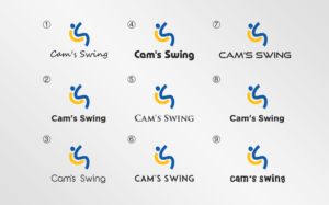 Cam's Swing | Logo Design by MT