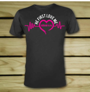 Christian 1st love scripture tee shirt  | Design de T-shirt par 75-R-P-Z