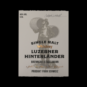 Label for Whisky and Rum Bottle