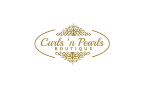 Curls 'n Pearls Boutique | Logo Design by NILDesigns