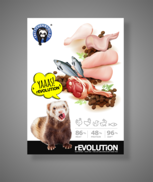 Poster for Petfood - Show the high quality ingredients of our product | Grafik-Design von Pinky 
