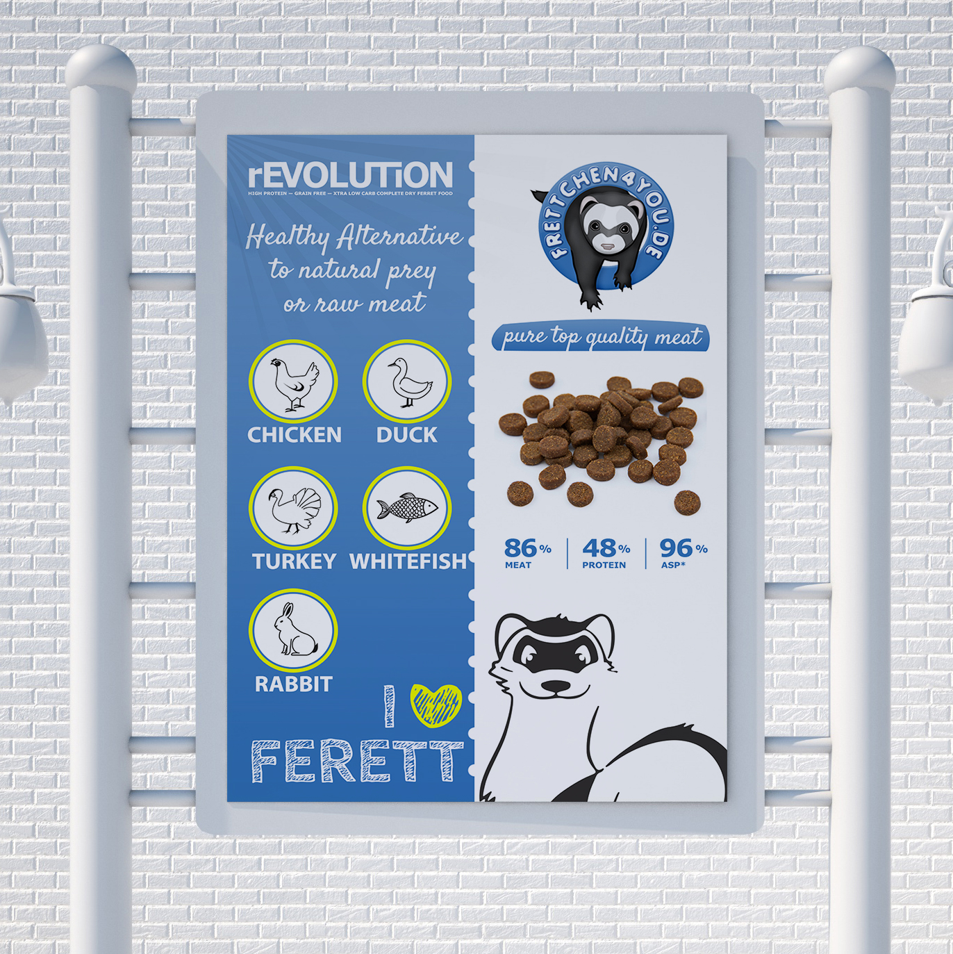 Diseño Gráfico por Creative Chamber para Frettchen4You | Diseño #21911616