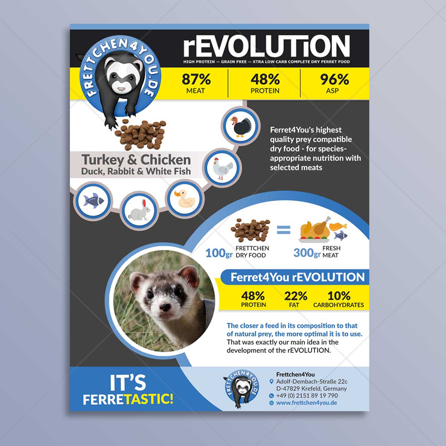 Graphic Design by DA. for Frettchen4You | Design #21871534
