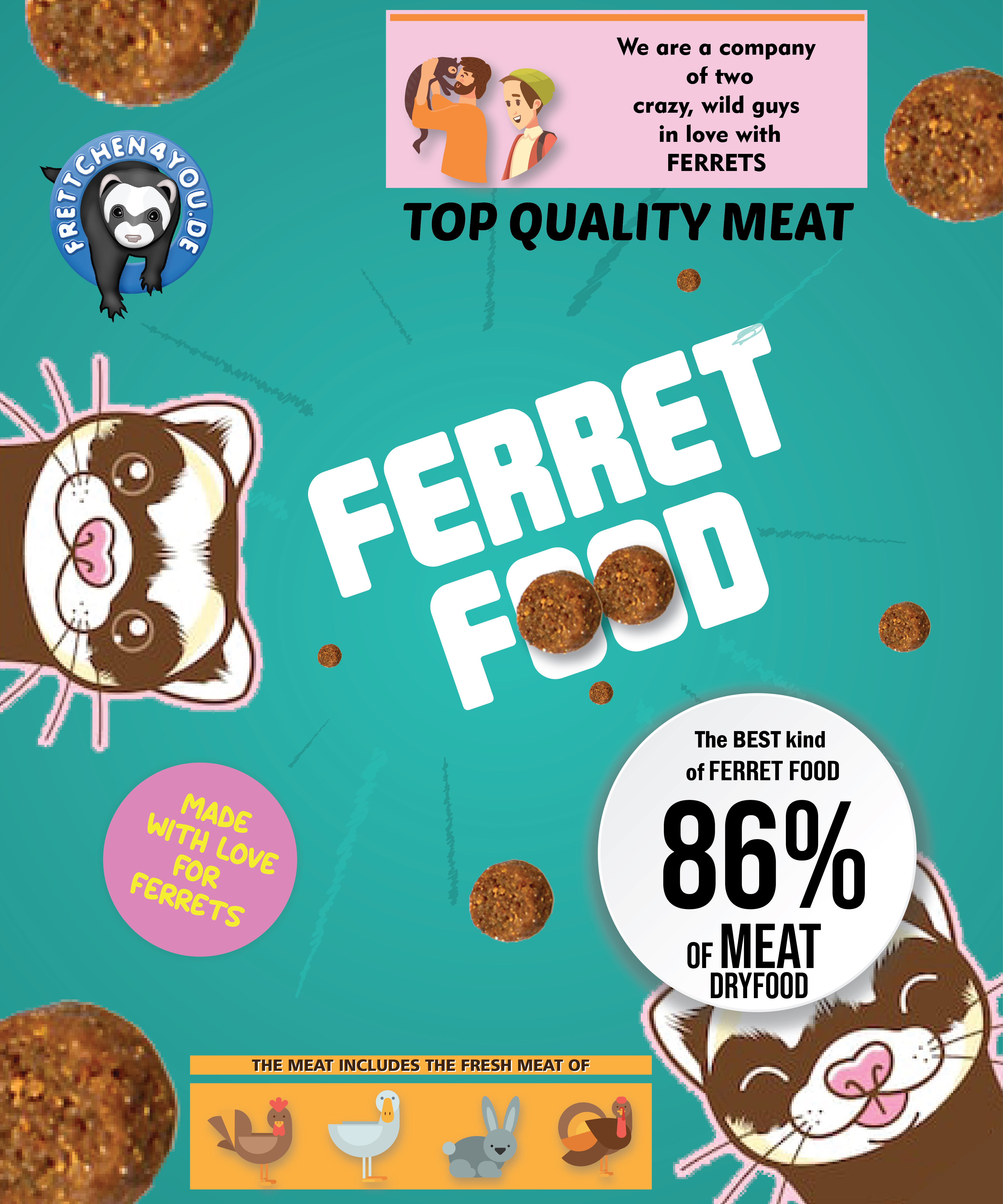 Graphic Design by ArushR for Frettchen4You | Design #21912591