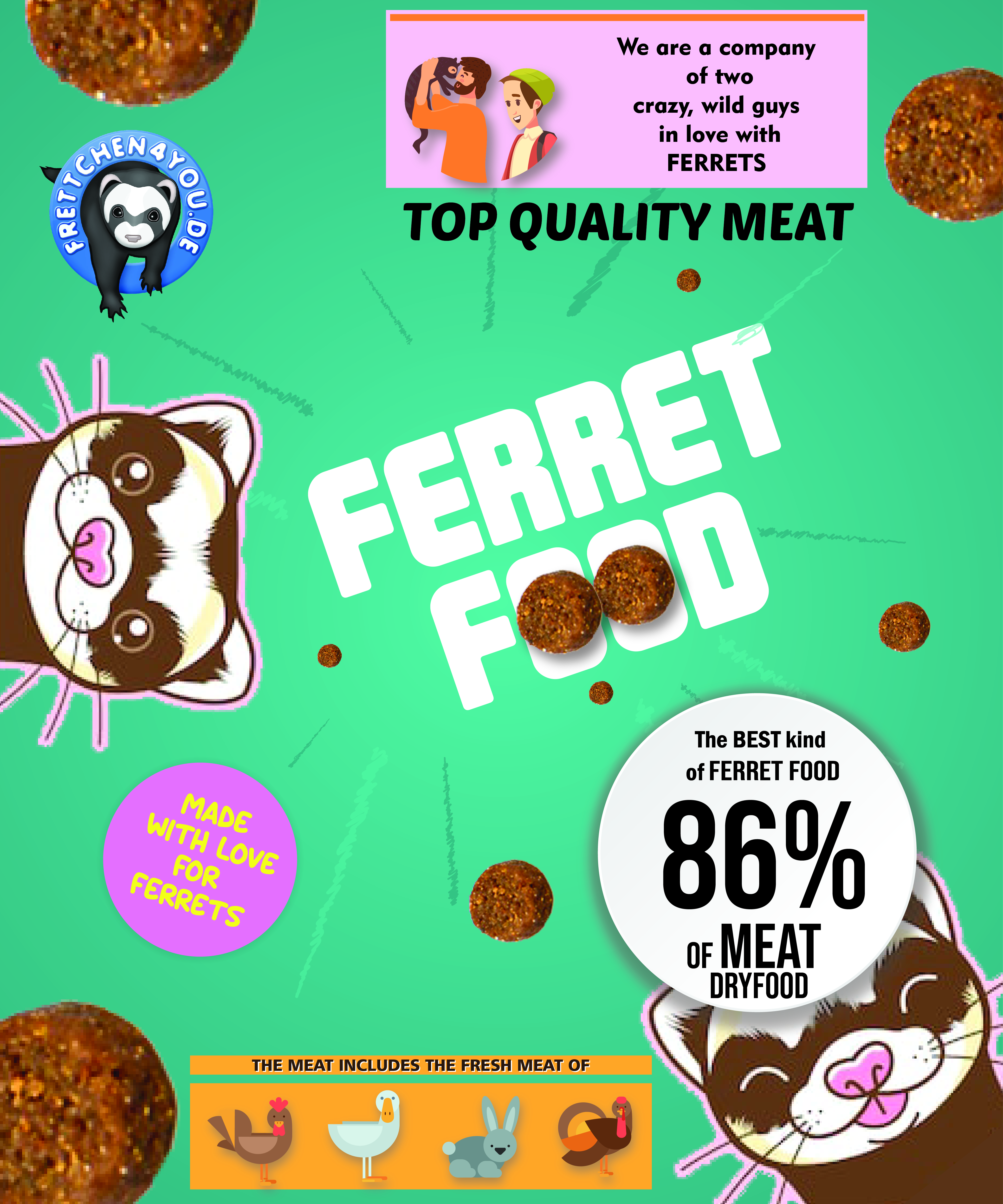 Graphic Design by ArushR for Frettchen4You | Design #21912592