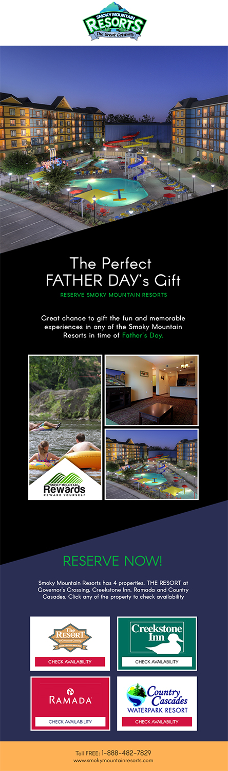 Email Marketing Design by Expert Designer for Smoky Mountain Resorts | Design #21869696