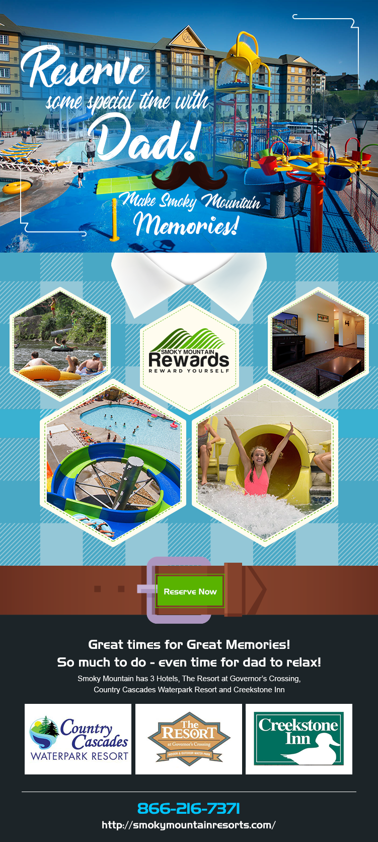 Diseño de Mercadeo por Correo Electrónico por vyasarajs para Smoky Mountain Resorts | Diseño #21877045