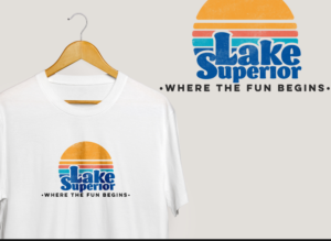 Lake Superior Tourist area needs a t-shirt | Diseño de Camiseta por Val brito