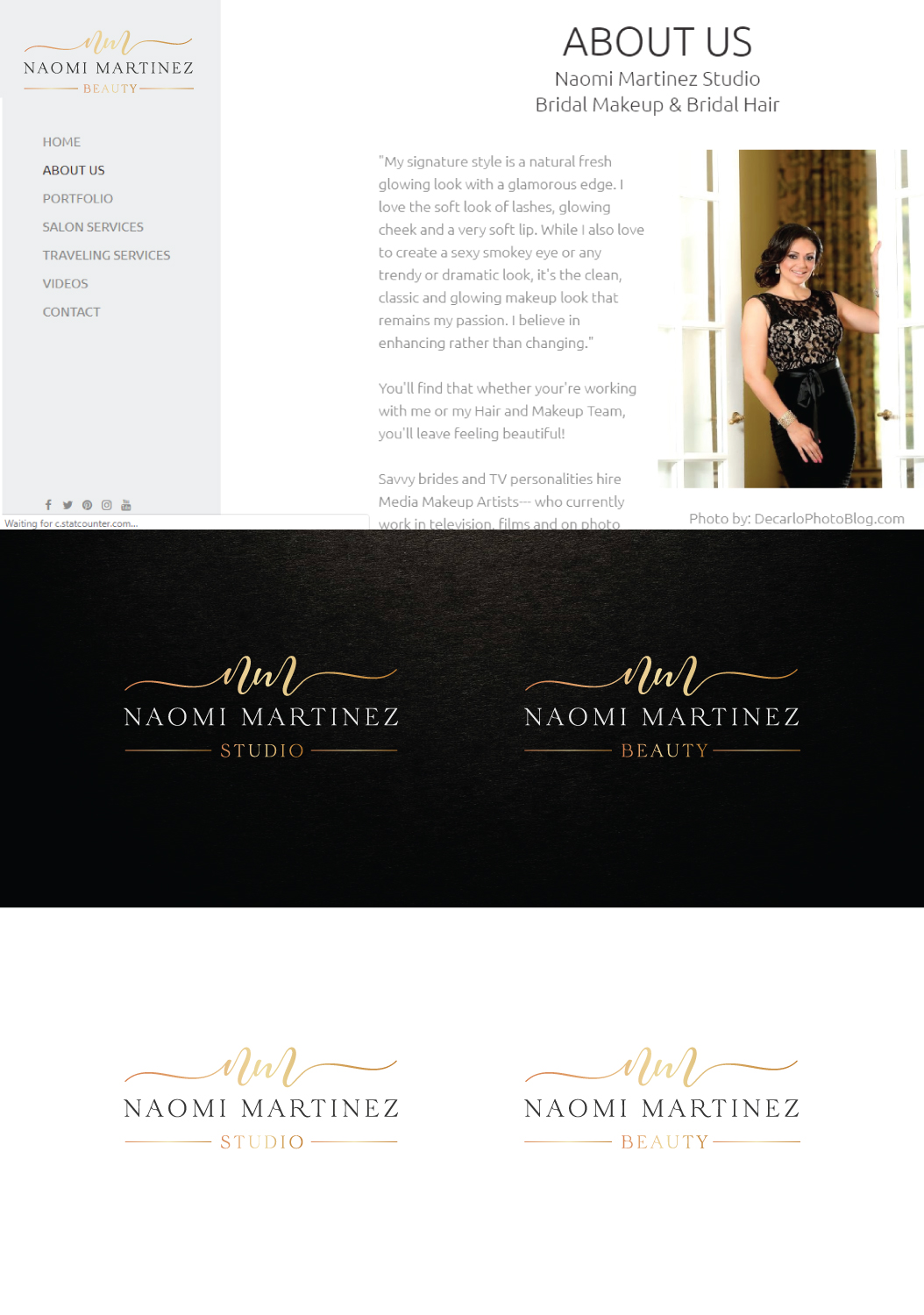 Logo Design by ultramarin for Naomi Martinez Studio  | Design #21910299