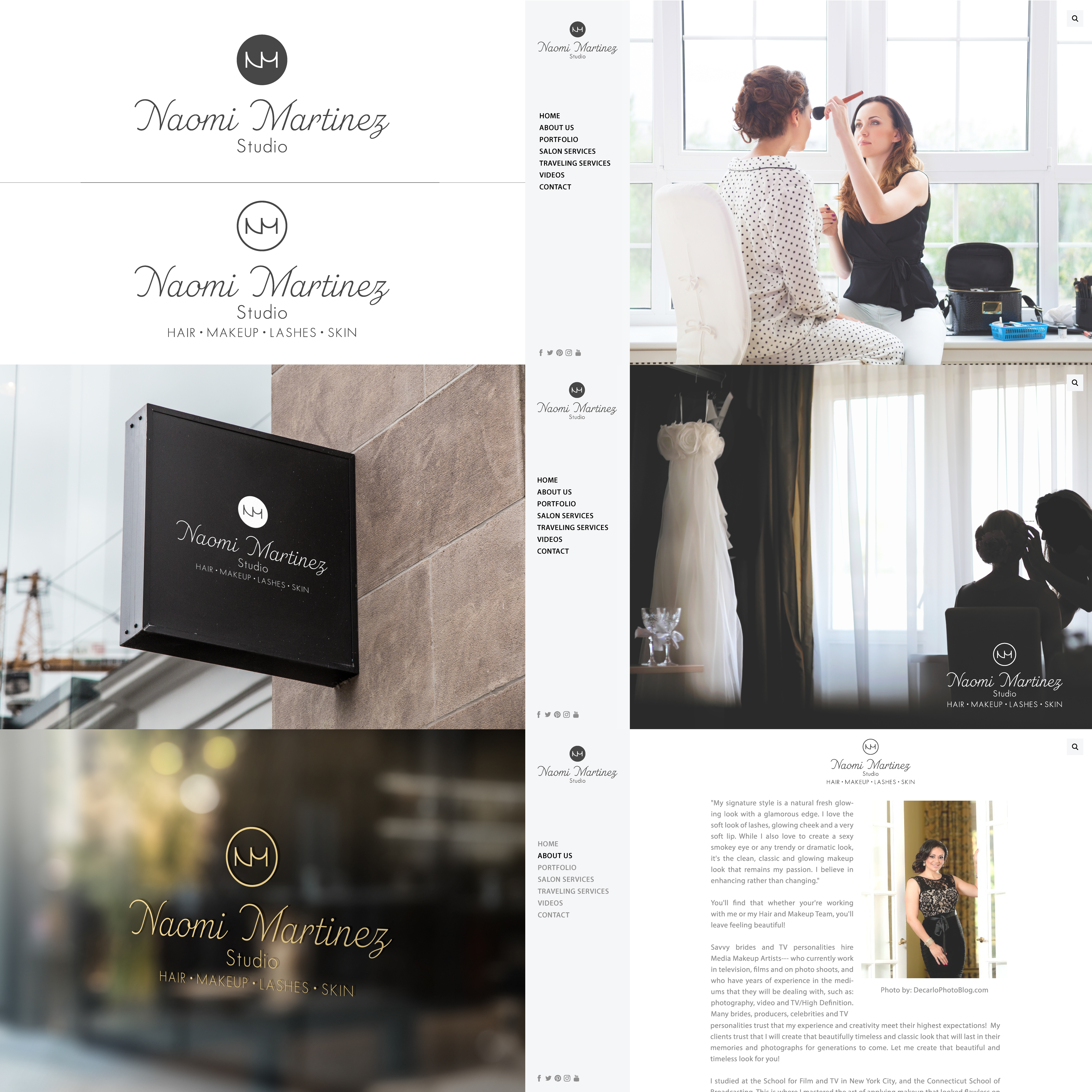 Logo Design by hellgrid for Naomi Martinez Studio  | Design #21893782