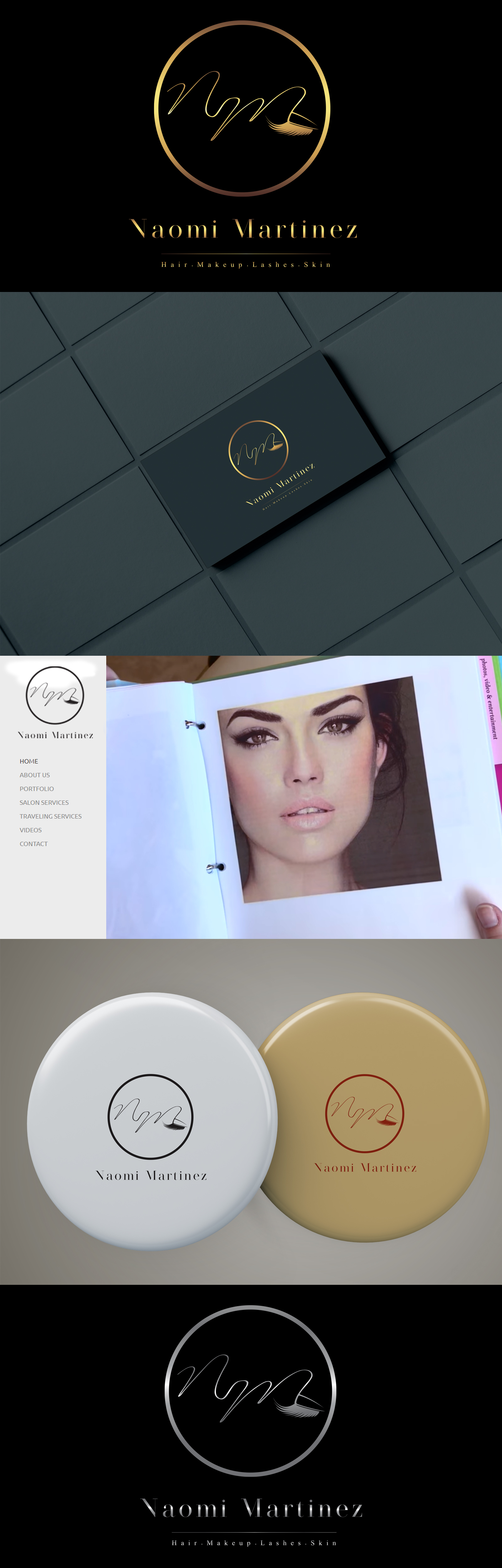 Logo Design by Fa.Nik for Naomi Martinez Studio  | Design #21882863