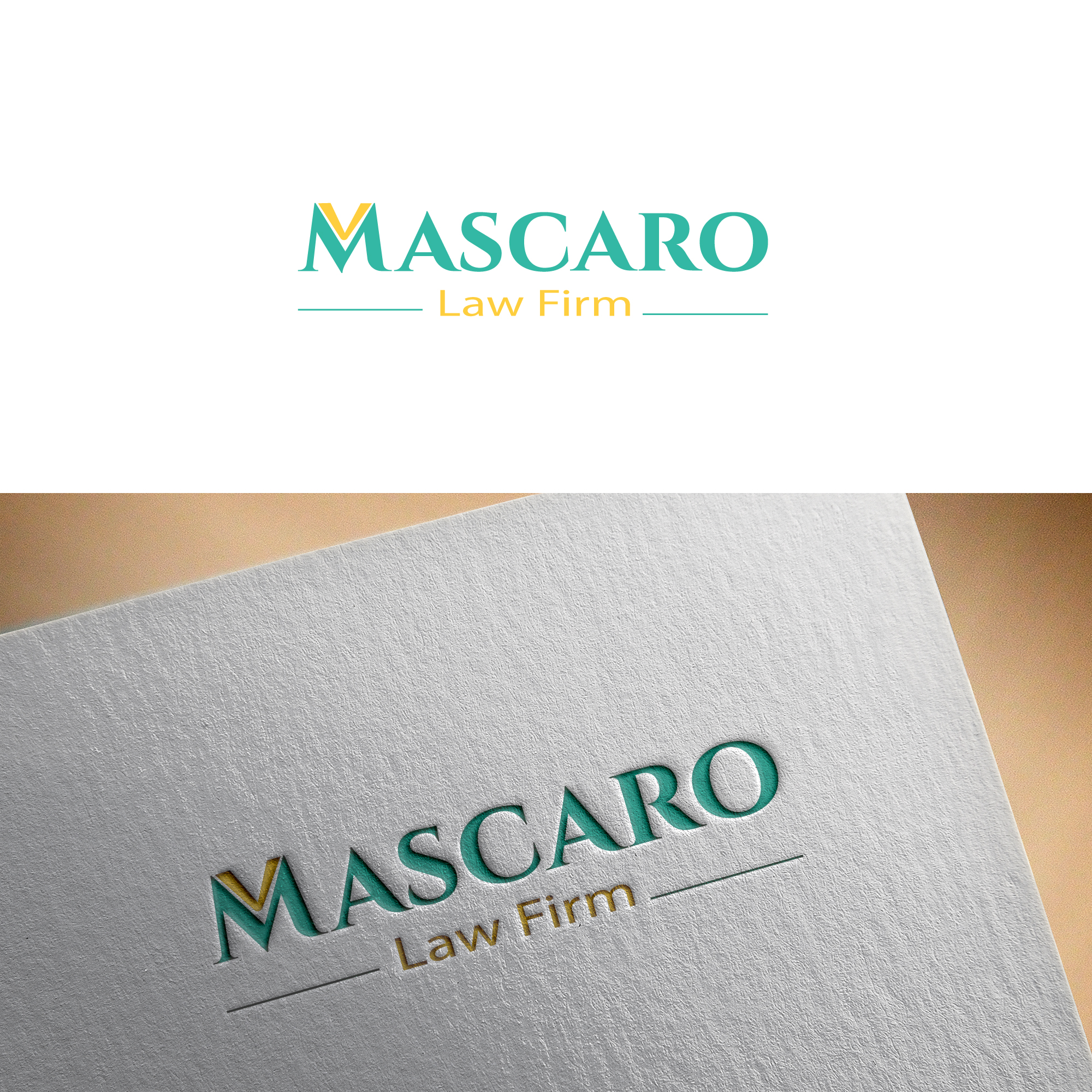 Logo Design by Alpha design for Mascaro Law Firm | Design #22104673