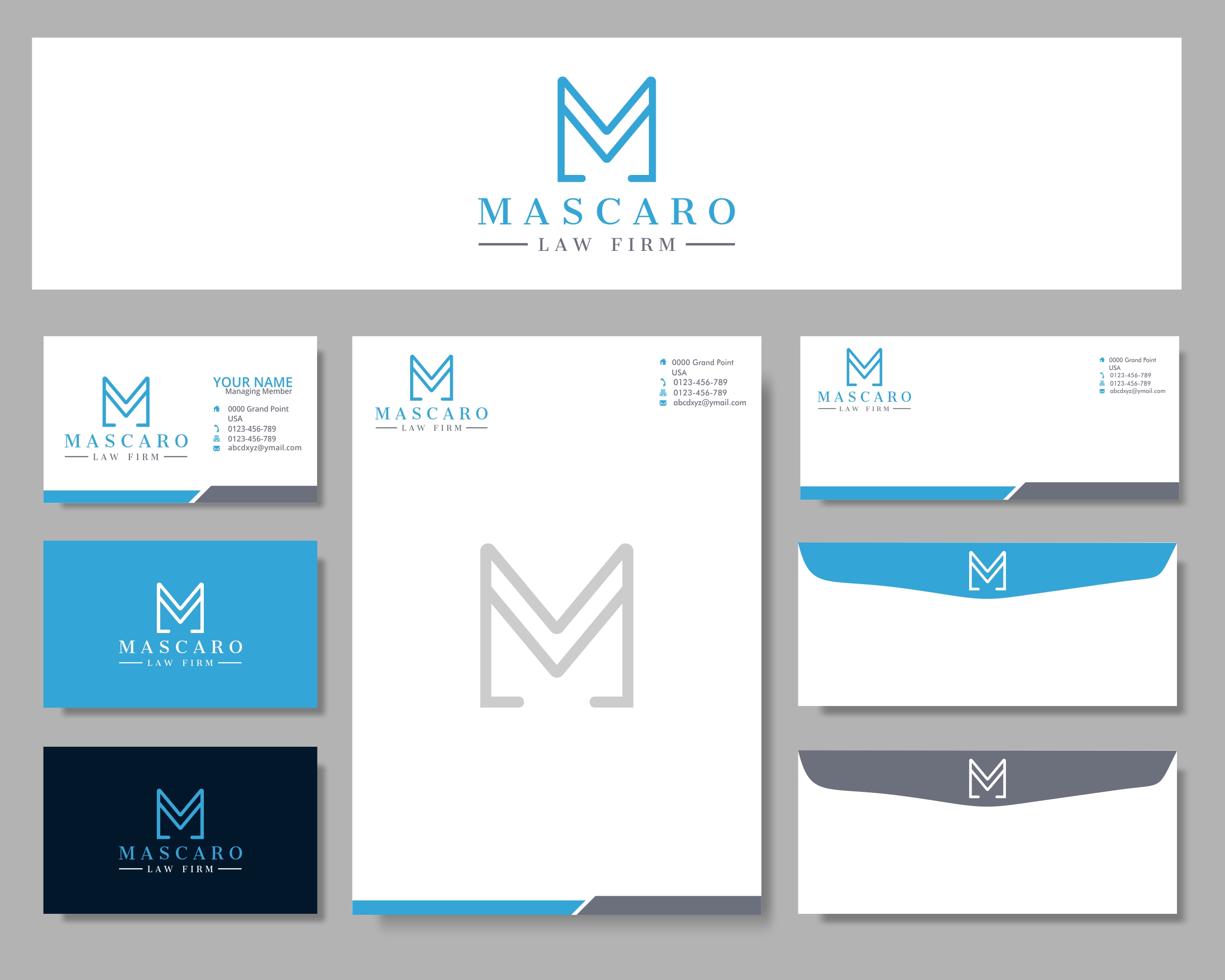 Logo Design by GVisions for Mascaro Law Firm | Design #21993781