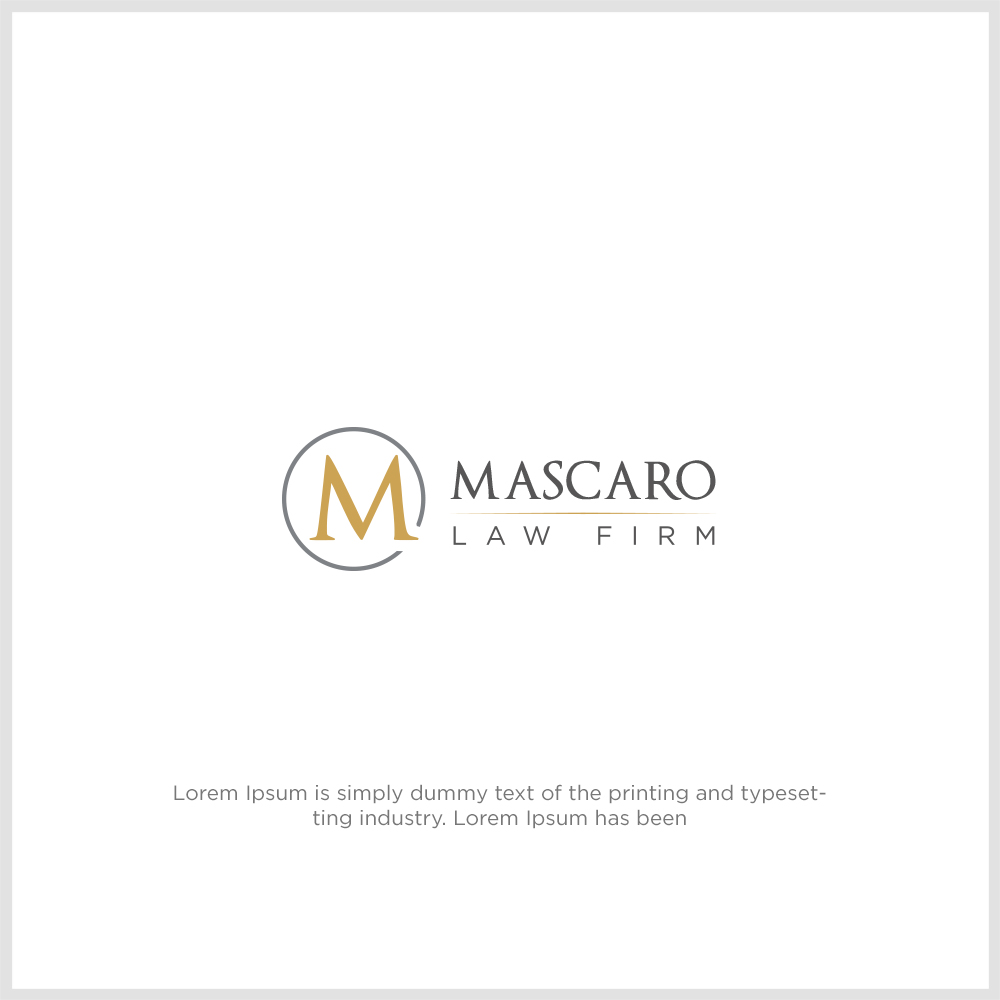 Logo Design by luthfanajah 2 for Mascaro Law Firm | Design #22117036