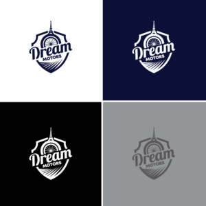 DREAM MOTORS - Concept Garage Auto & Moto (optional) | Logo Design by Graphic Bricks