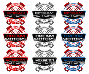 DREAM MOTORS - Concept Garage Auto & Moto (optional) | Logo Design by Alleria.Designz