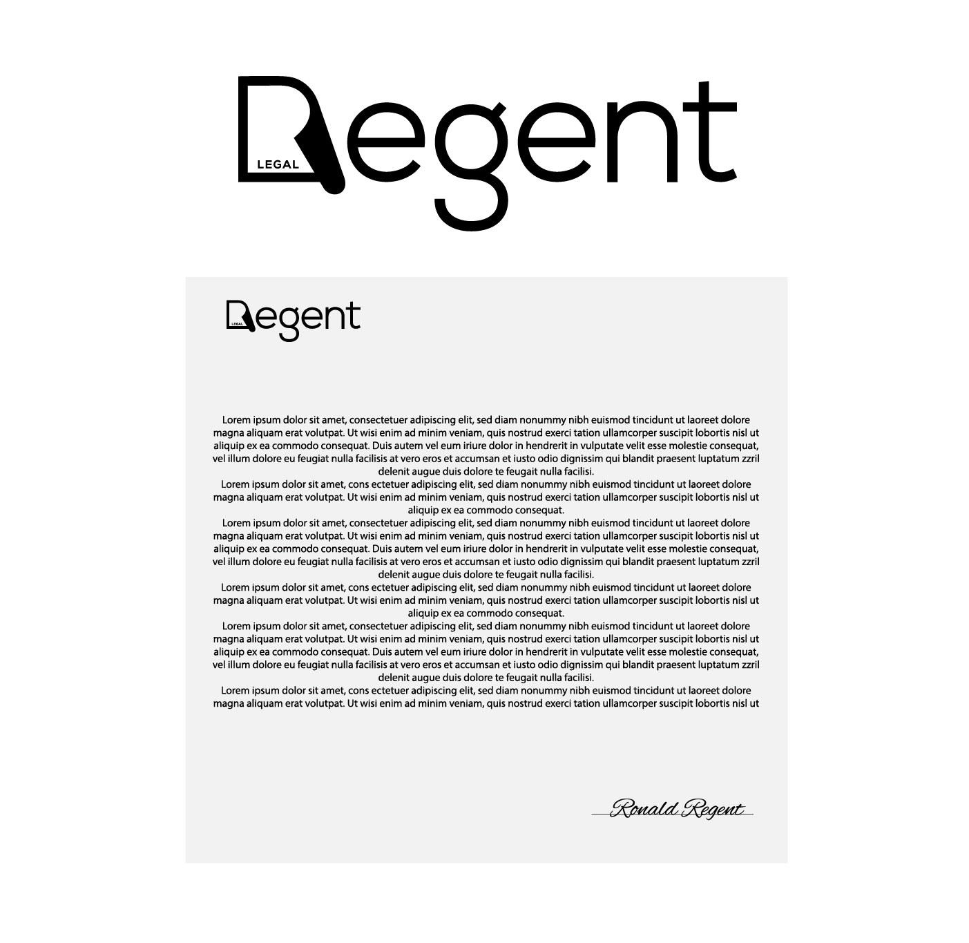 Logo Design by Alex A Lex for Regent Legal | Design #21911250