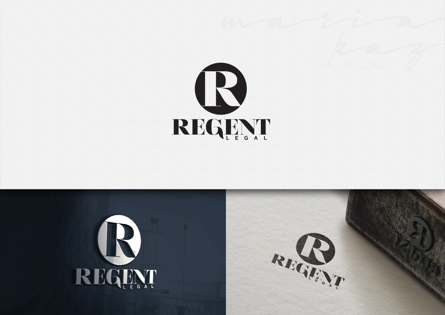 Diseño de Logo por maria-kaz para Regent Legal | Diseño #21911164