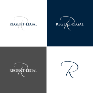 Regent Legal or R | Logo Design by dipikapcyart