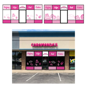 Store Front Signage for an Upscale Cake & Dessert Bakery | Design de Panneau par Sirens Call