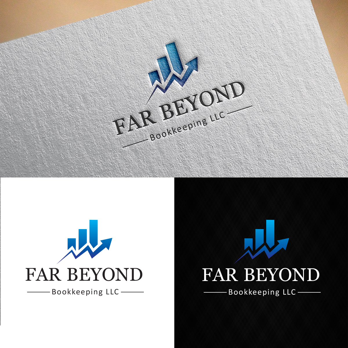 Logo Design by Creative Jiniya for FAR Beyond Bookkeeping LLC | Design #21871559