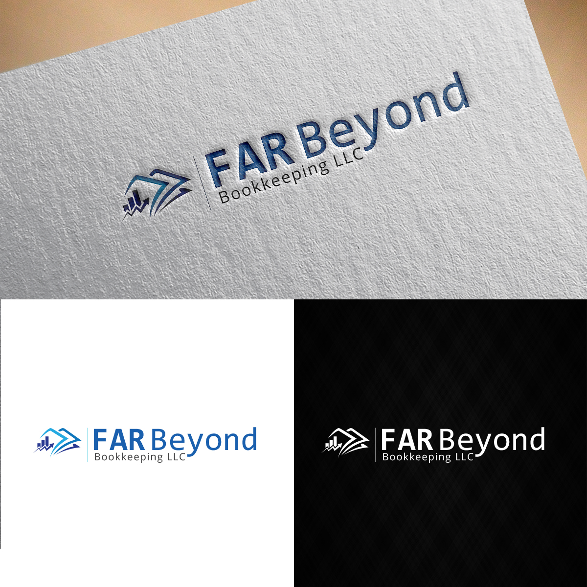 Logo Design by Creative Jiniya for FAR Beyond Bookkeeping LLC | Design #21871562