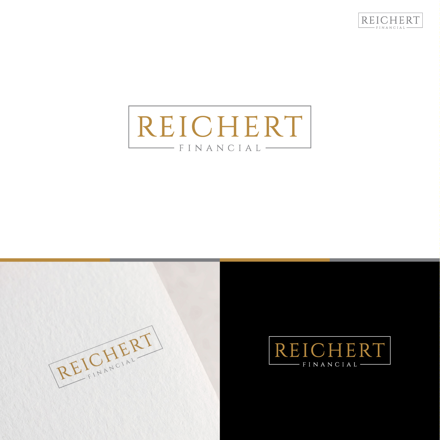 Diseño de Logo por anonrotide para Reichert Financial | Diseño #21941503