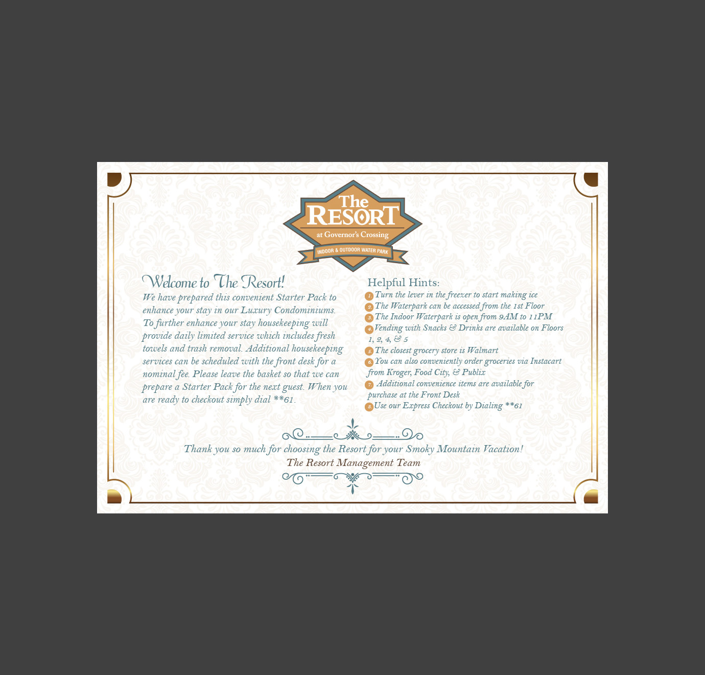 Graphic Design by Benson M. for Smoky Mountain Resorts | Design #21875586