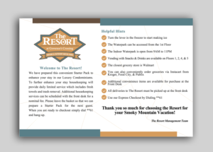 Graphic Design by IndreDesign for Smoky Mountain Resorts | Design: #21892649