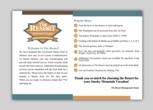 Graphic Design by IndreDesign for Smoky Mountain Resorts | Design: #21900219