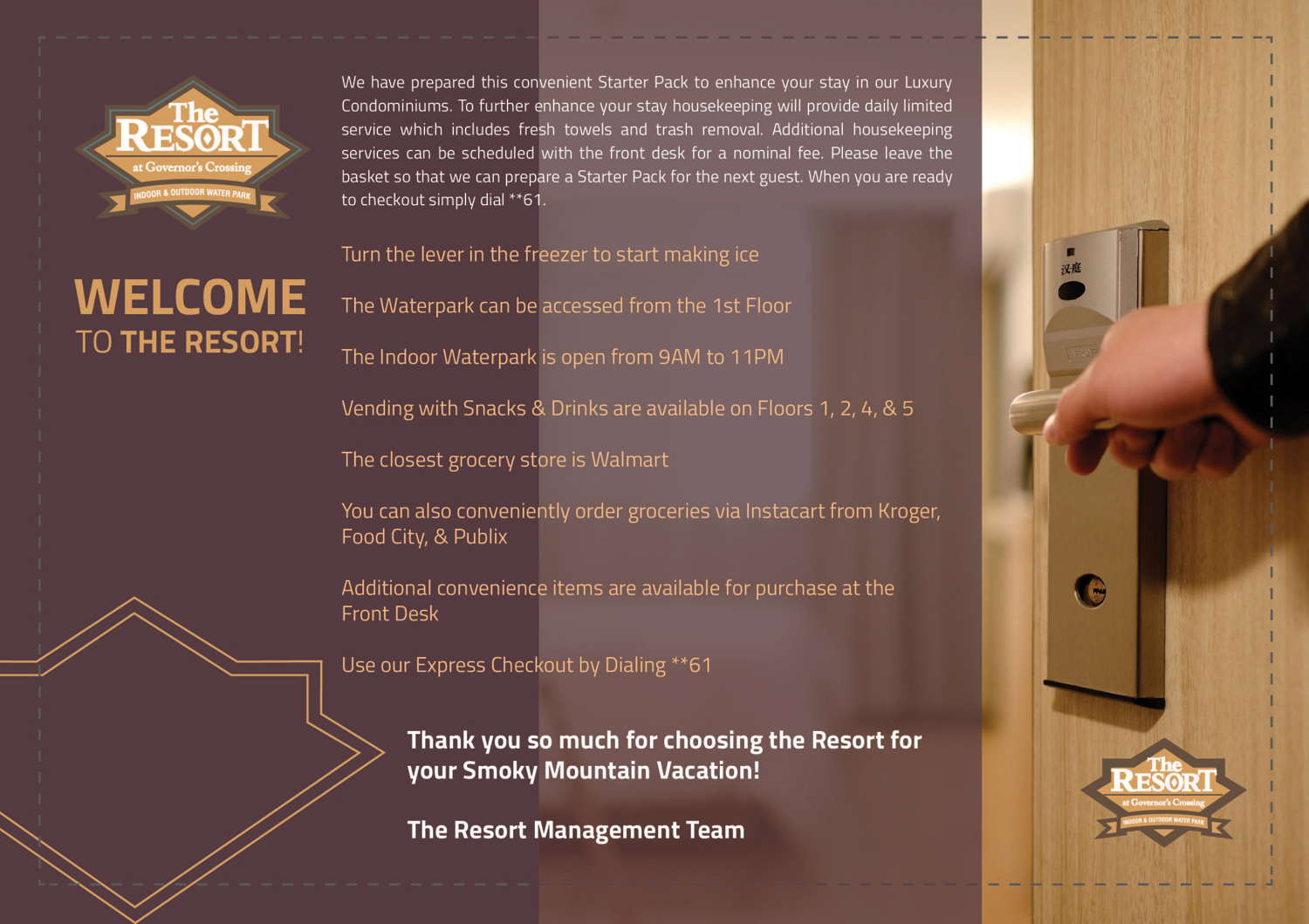 Graphic Design by AbhishekRoyBunty for Smoky Mountain Resorts | Design #21876071