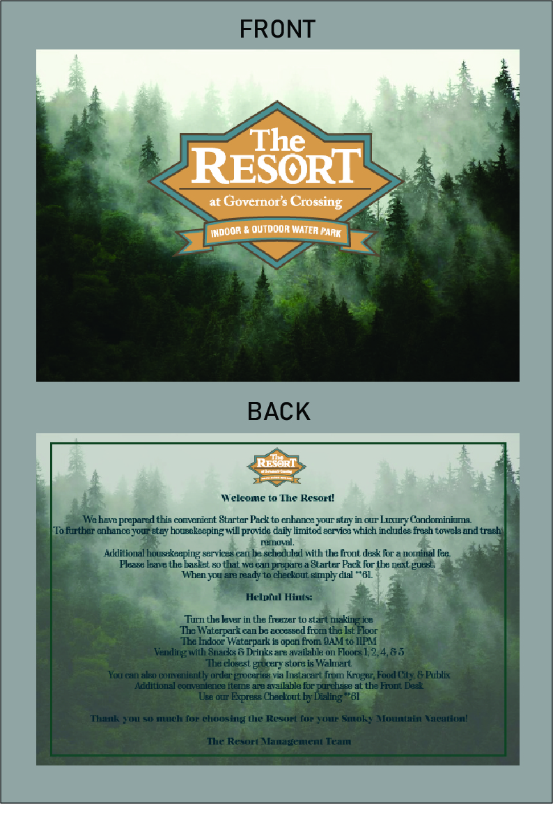 Design Graphique par Horvath A. Ane-Marie pour Smoky Mountain Resorts | Design #21876406