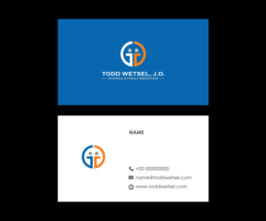 Visitenkarten-Design von bijuak für Todd Wetsel, J.D.,  | Design: #21874105