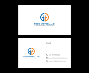 Visitenkarten-Design von bijuak für Todd Wetsel, J.D.,  | Design: #21874107