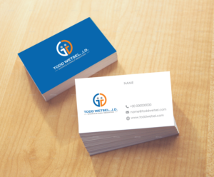 Visitenkarten-Design von bijuak für Todd Wetsel, J.D.,  | Design: #21878635