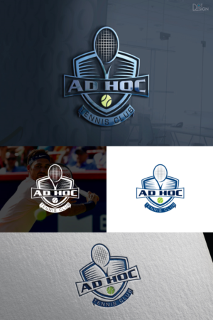 Ad Hoc Tennis Club | Logo Design by Dot Design 3