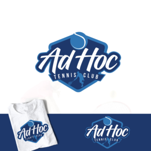 Ad Hoc Tennis Club | Logo Design by TRHZ