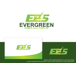 Diseño de Logo por alvinnavarra para Evergreen Power Solutions Ltd  | Diseño: #21874480