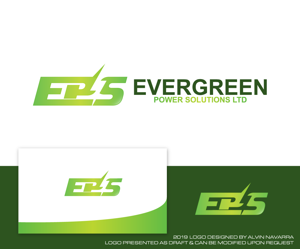 Logo Design by alvinnavarra for Evergreen Power Solutions Ltd  | Design #21874486